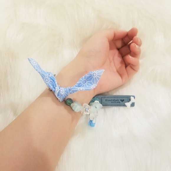 TEESAN MAKE A STATEMENT Japanese Handmade Silver Color Harajuku Style Bangle - Picture 3 of 3